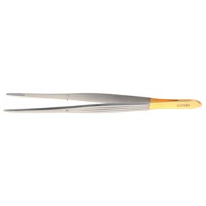 Mc Indoe T.C. forceps with rough tips - 15 cm