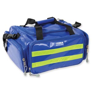 Bolsa emergencia en poliéster con forro externo en pvc - azul marino