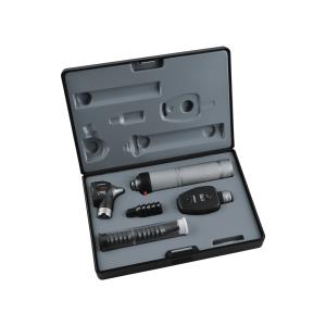 Trousse oto-ophtalmoscope Xénon F.O. 3,5 V avec poignée à prise