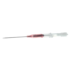 Catéteres venosos periféricos Straight Hub estériles 20G x 32 mm - rosa