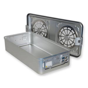 Container standard con due filtri grande h 135 - grigio