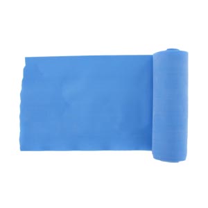 Elastic resistive band for exercise 5,5 m - blue
