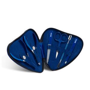 Kit podologia/pedicure a forma di cuore - blu