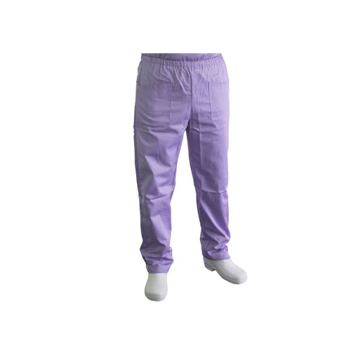 Calça de algodão misto unisex - lilás - XL