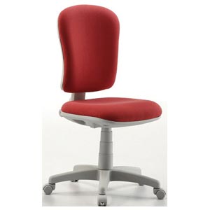 Silla Varese sin reposabrazos - Tela - rojo