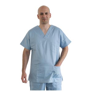 Casaca de algodão misto unisex - azul - Tamanho 50/52