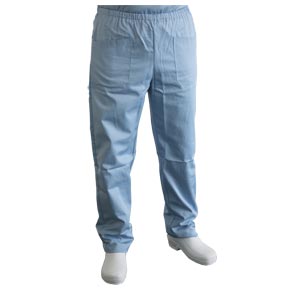 Pantaloni misto cotone unisex - azzurri - XXXL