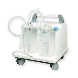 Aspiratore Tobi Clinic con 2 vasi da 4 litri - 60 lit/min