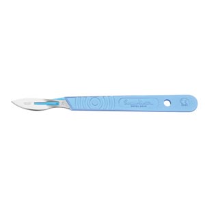 Swann-Morton sterile disposable scalpels in steel - blade n.24