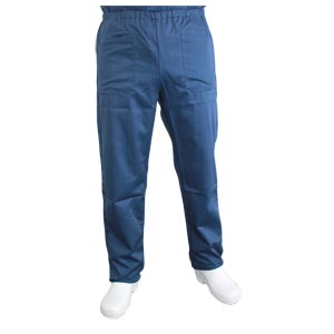 Pantaloni misto cotone unisex - blu - XL