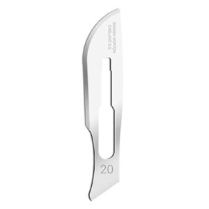 Swann-Morton sterile disposable scalpels in carbon steel - blade n.20