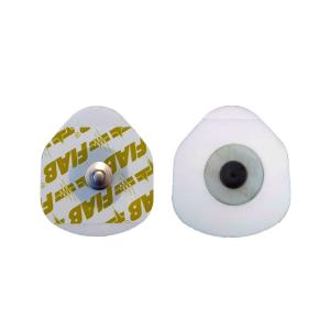 Elettrodi ecg monouso a bottone in Foam 32×36 mm - gel solido