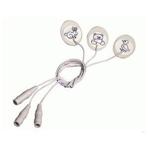 Elettrodi ECG monouso neonatali in Foam 23×30 mm - gel solido