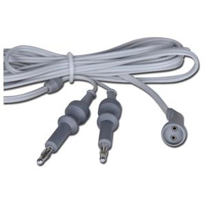 Cable bipolar conexión pinza EE. UU. para electrobisturí Gima MB 240, 380