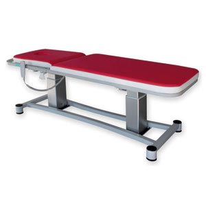 Lettino da visita Lord regolabile - rosso