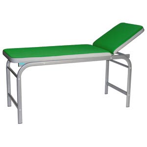 Lettino da visita in acciaio King Plus - verde