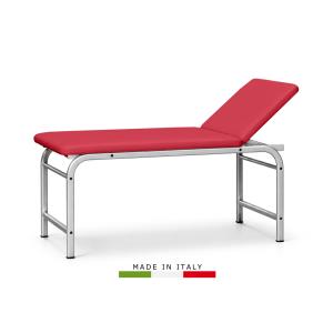 Table d'examen en acier King - rouge