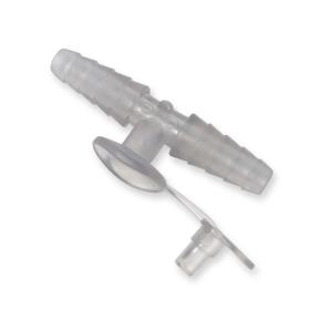 Adattatore sterile tra sondini aspirazione e tubo silicone 6 x 12 mm