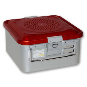 Contenitore per sterilizzazione con 1 filtro - h 150 mm