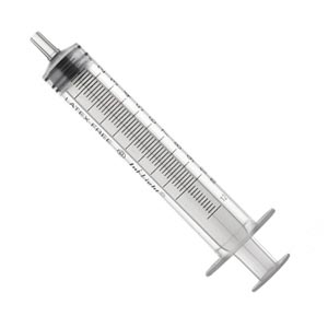 Jeringa desechable INJ-LIGHT sin látex de 3 piezas - 3 ml - Luer concéntrico - sin aguja