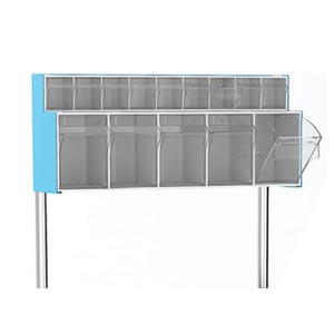 Ripiani superiori per carrello pediatrico (9, 5)