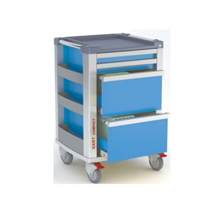 Carrello multifunzione Compact Kart azzurro