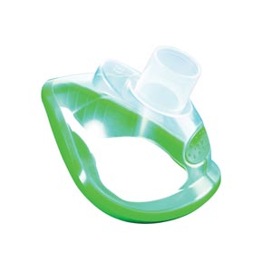 Mascarillas de reanimación Ultra de un solo uso - n°3 adulto pequeño - verde