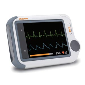 Monitor multiparametrico portatile CheckMe Lite ECG e SpO2 - con software