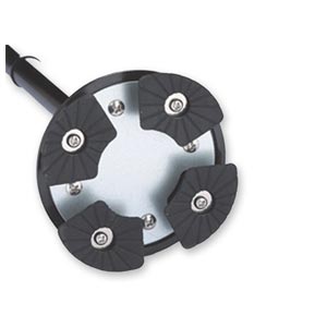 Bastón de seguridad con luz - base de 4 pies