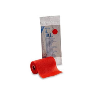 Benda gessata morbida 3M Soft-Cast rosso - 10 cm × 3,65 m