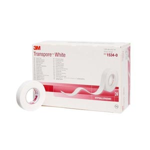 3M Transpore White, nastro chirurgico traforato