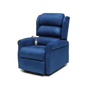 Poltrona elevabile Ginevra a 2 motori - blu