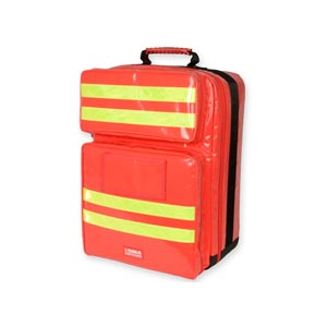 Zaino emergenza Silos 2 in poliestere rivestito in PVC - rosso