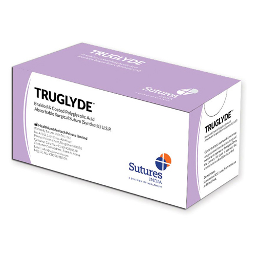 Suturas absorvíveis Truglyde com ácido poliglicólico