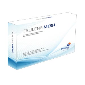 Rete chirurgica non assorbibile Trulene Mesh blu