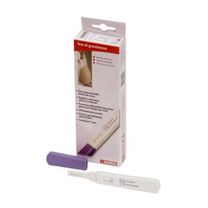 Test di gravidanza con finestra di controllo - striscia larga