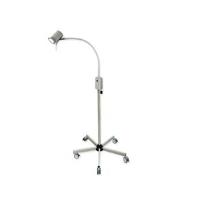 Lampada da osservazione Hyridia con 7 LED su piantana a rotelle - con braccio flessibile