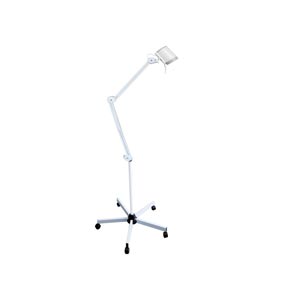 Lampada da osservazione Hyridia a 7 LED - su piantana a rotelle con braccio snodato
