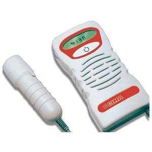 Doppler portatile fetale D2003 con display e sonda fissa da 2 Mhz