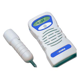 Doppler portatile fetale D2005 immergibile con display e sonda fissa da 2 Mhz