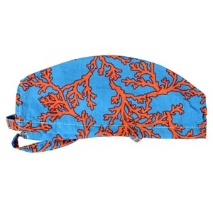 Gorro quirúrgico fantasía coral - talla M