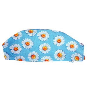 Gorro quirúrgico fantasía margaritas - talla M