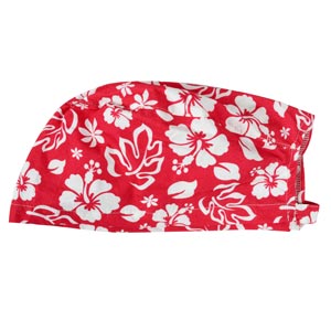 Cappellino chirurgico fantasia tropical - M