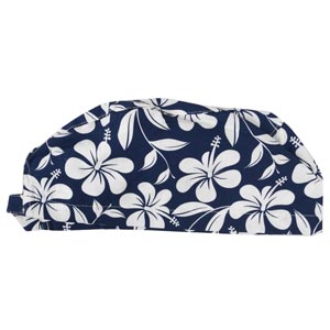 Cappellino chirurgico fantasia Hawaii - M