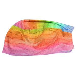 Gorro quirúrgico fantasía arcoiris - talla M