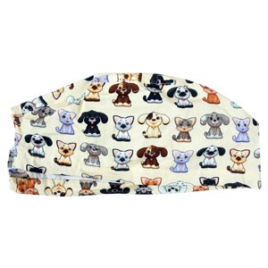 Surgical cap pets fantasy - M