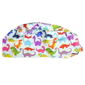 Cappellino chirurgico fantasia dino - M