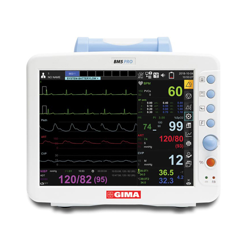 Monitor multiparámetros BM5 PRO - Resp+ Ecg+SpO2+PANI+Temp (opcional) - 7 canales ECG