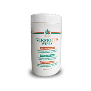 Germocid Wipes - alcool 15% - 220 lingettes