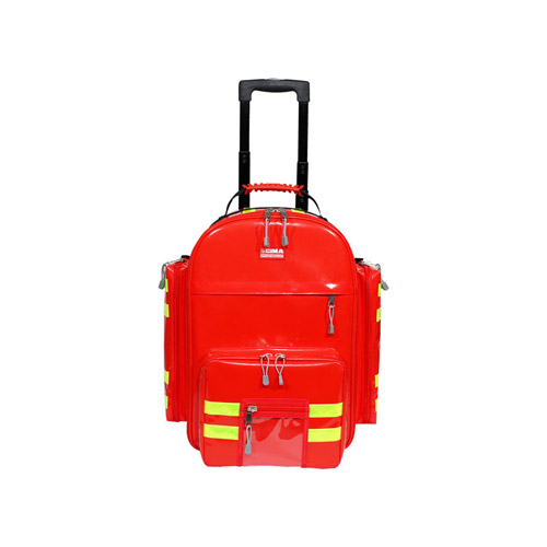 Trolley/Mochila emergência Logic 2 PVC vermelho
